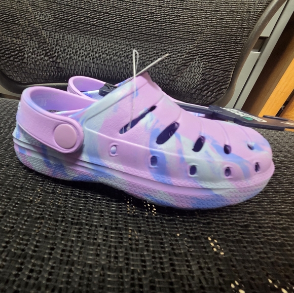 Rugged Shark Other - Vibrant Kids Clogs in Purple, Pink and Blue